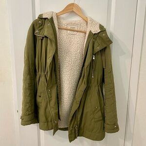 Zara Utility Jacket with Removable Sherpa Lining